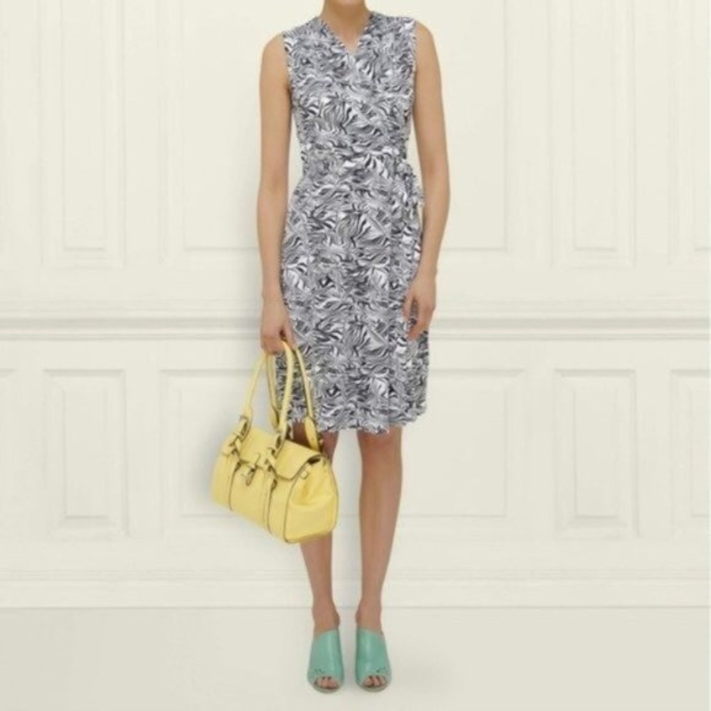 LK Bennett Gigi Zebra Wrap Dress